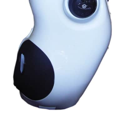 White Electronic Alto Saxophone Mute Silencer Sax Partner for sax players indoor image 2
