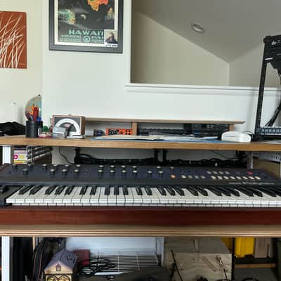 Korg PolySix 1980s - Navy Blue (Kiwi Six mod, midi) owned by Junkie XL, professionally serviced in 2025 image 7