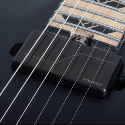 Schecter C1 SLS Custom Electric Guitar, Satin Black image 9