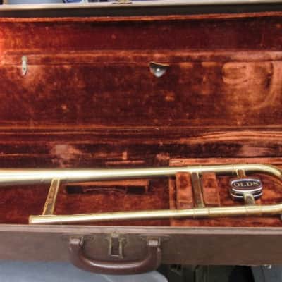 Olds Ambassador Trombone, USA,  Brass with Case and Mouthpiece image 1