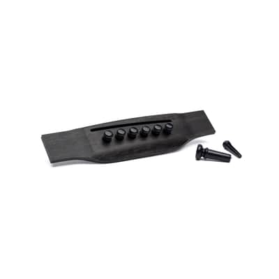 Martin Bridge and Endpins - Polished Black image 2