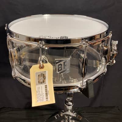 David Frangioni Collection, Trick Drums USA -Clear Acrylic 5.5x14" Buddy Rich Prototype 100th Anniversary Snare Drum image 1