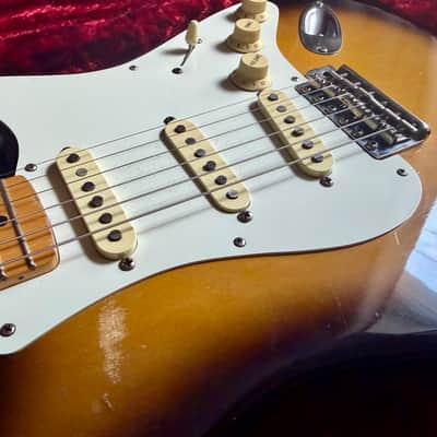 Fender American Vintage '56 Stratocaster 2013 2-Tone Sunburst image 7