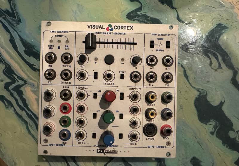 LZX Industries Visual Cortex Eurorack Synthesizer Module 2010s - Silver image 1