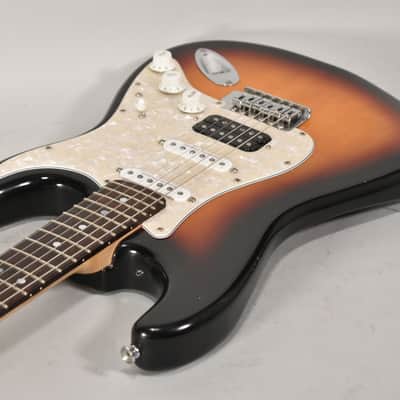 HSS Partscaster Strat Type Sunburst Finish Electric Guitar image 5