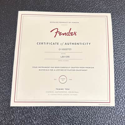 Fender American Lincoln Brewster Stratocaster USA Electric Guitar 2024 - Olympic Pearl image 16
