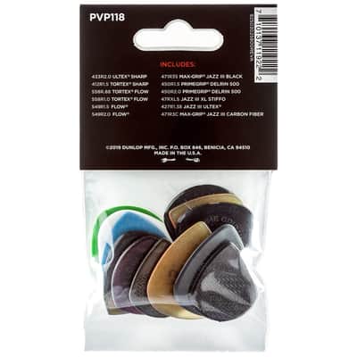 Dunlop PVP118 Shred Pick Variety Pack - 12 pack image 2