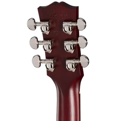Gibson J-45 Special Acoustic Guitar, Satin Wine Red, Rosewood Fingerboard w/bag image 5