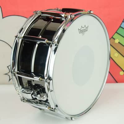 Used Pearl Sensitone Elite 14 x 6.5" Black Nickel Snare image 8