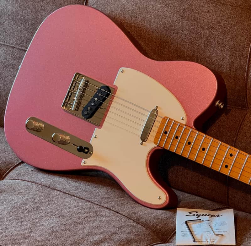 Squier FSR Classic Vibe '50s Telecaster with Maple Fretboard in Burgundy Mist - 2026 Model image 1