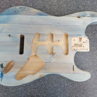 Guitar Body Stratocaster Style Nitro Finish Barncaster Pinecaster Nomoonlaser image 1