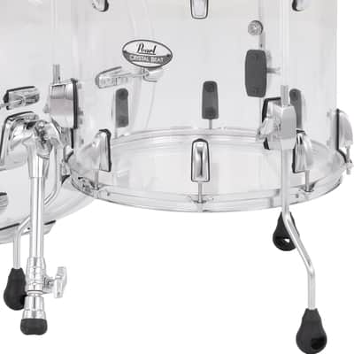 Pearl Crystal Beat Ultra Clear 14x13" Floor Tom Drum Acrylic CRB1413F/C730 | NEW Authorized Dealer image 2