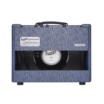 Supro 1970RK Keeley Custom 25-Watt 1x10" Guitar Combo - Blue Rhino image 4