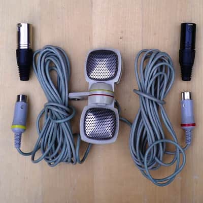 Grundig GDSM 202 W1 Stereo Dynamic Microphone 1960s, XLRized (thus low impedance!) image 1
