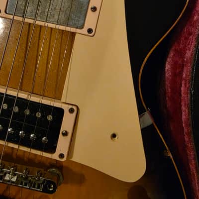 RARE ’71-’73 Standard Les Paul Pickguard Gibson 1973 Vintage Cream White 70’s image 14