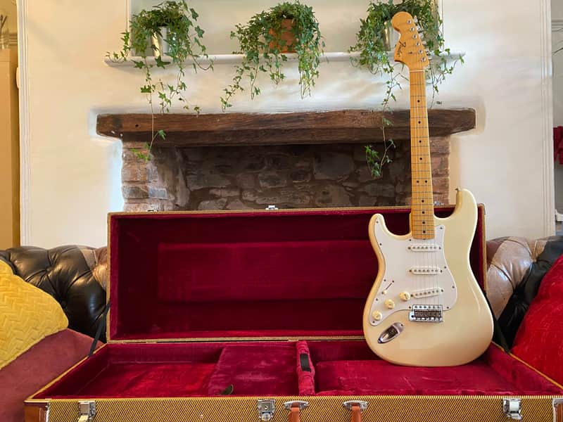 RARE LEFTY! 2004 Fender ST68-JH Left Handed Jimi Hendrix Strat - Crafted in Japan - Maple Cap Board / USA Texas Special Pickups image 1
