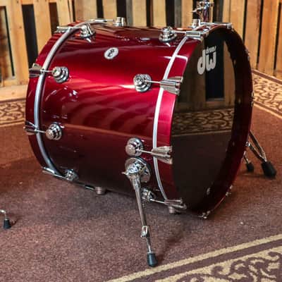 DW Collector's Metallic Burgundy Drum Set - 22,10,12,16 - SO#1045844 image 2