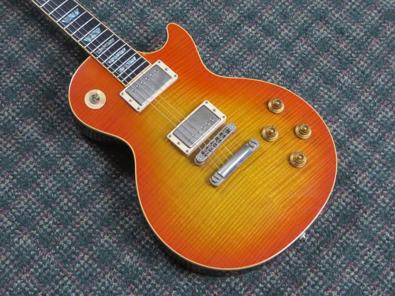 2001 Gibson Custom Shop Les Paul Elegant Tangerine Burst! w/OHSC image 1