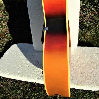 Kawai Jazz Guitar, 1960', Japan, 17" Body, 2 Pu. Sunburst Finish image 11