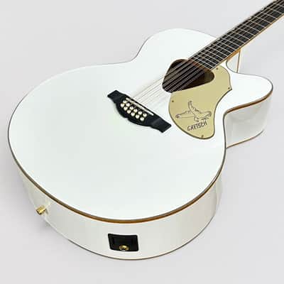 Gretsch G5022CWFE-12 Rancher Falcon Acoustic Electric Guitar - White image 11