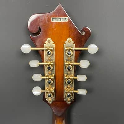 Vintage 1980 Shiro F-Style Mandolin MIJ Sunburst w/ Hard Case image 7