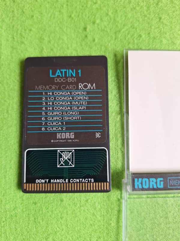 Korg DDC-B01 Latin 1 Card for DDD-1 DDD-5 image 1