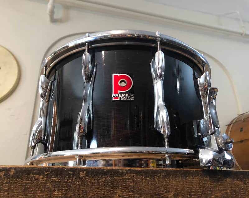 80s Premier 8x14 Resonator 2005 Snare Drum - Black | Reverb España