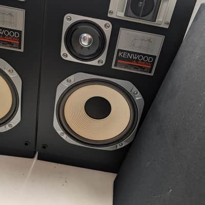 Kenwood JL-640W Floor Standing Speakers Pair Vintage HiFi Home Audio image 2
