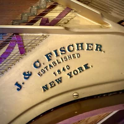 GORGEOUS J & C FISCHER Midcentury Modern Baby Grand Piano- Good condition- 1920’s-1930’s image 7