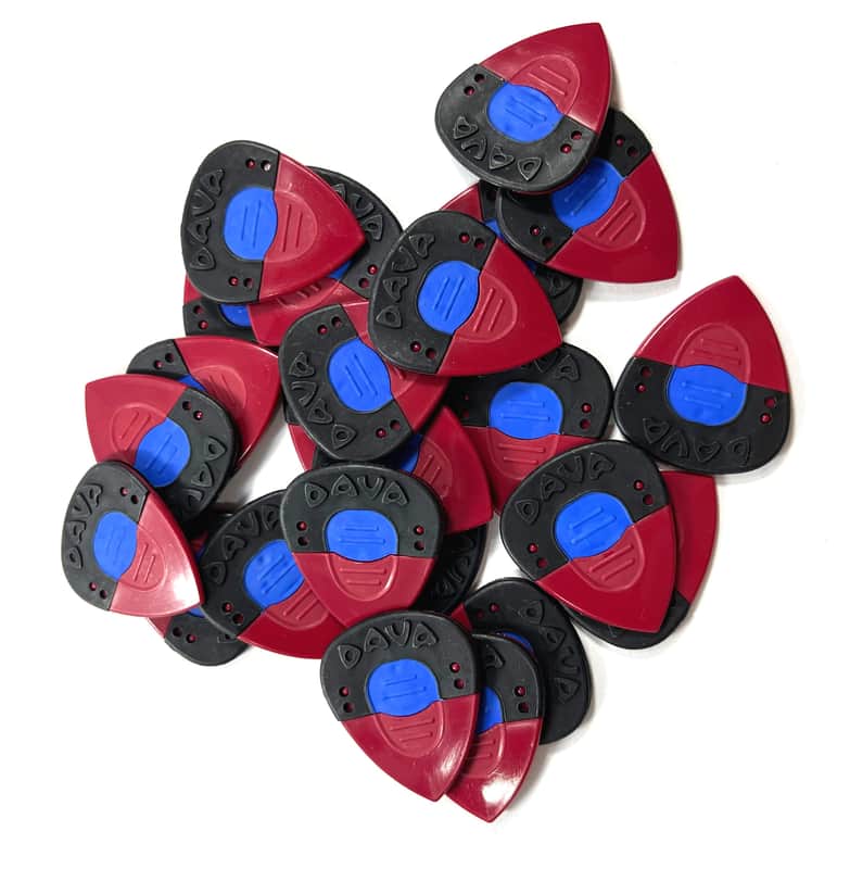 Dava Control Click Pick Guitar Pick Adjustable Pick Gauge 24 Picks image 1