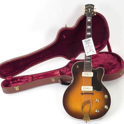 1959 Guild Aristocrat M75 - Sunburst - With Original Case & Hang Tag - Franz Pickups - 5.1 Pounds! image 2