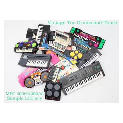 Lofi Toys Drum and Tones Akai MPC Sample Floppy Disk Library Drums 3000/2000/xl