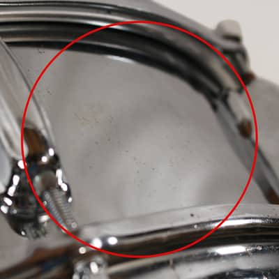 Vintage 70's Slingerland Model No. 141 Festival 5"x14" 8-Lug Chrome Over Steel Snare Drum image 16