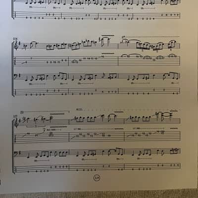 Voivod - The Wake - Guitar and Bass tab / tablature Book image 4