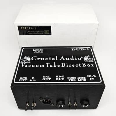 used Crucial Audio Vacuum Tube Direct Box Recording Interface DUB-1, Mint Condition with Box! image 1