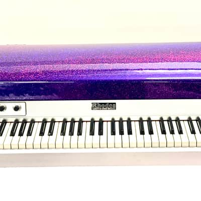 Rhodes Mark I Stage 73-Key Electric Piano, Refurbished in custom purple sparkle image 1