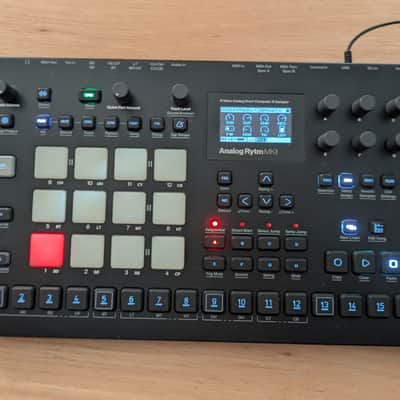 Elektron Analog Rytm MkII 2020 - Black w/ Decksaver + Case image 5
