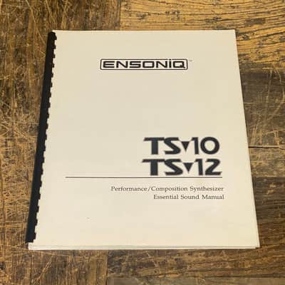 Ensoniq TS10/TS12 Essential Sound Manual