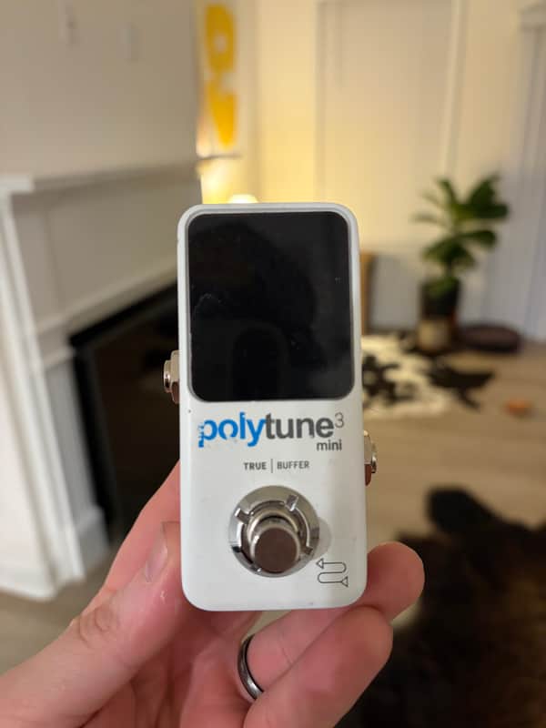 TC Electronic Polytune 3 Mini Polyphonic Tuning Pedal 2019 - Present - White