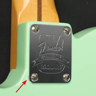 Fender 7Oth Anniversary Esquire  Nitro / Roasted Pine - Surf Green W/G&G Case image 14