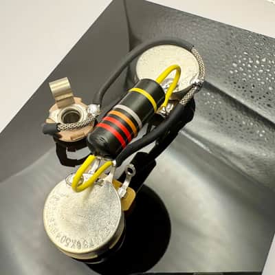 Gibson Les Paul Jr./SG Junior premium wiring harness- 50s style with 0.022uF Bumblebee capacitor image 3