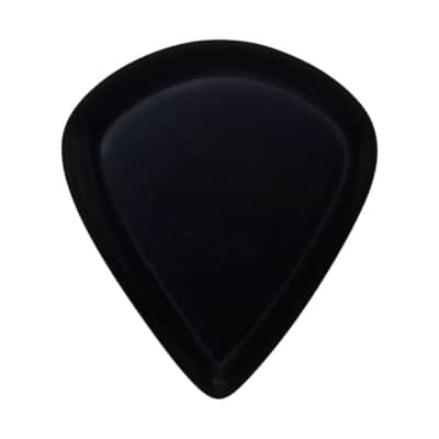 Black Obsidian Volcanic Glass Stone Guitar Or Bass Pick - 3.0 mm Ultra Heavy Gauge - Jazz XL Shape - Specialty Handmade Gemstone Exotic Plectrum - 3 Pack
