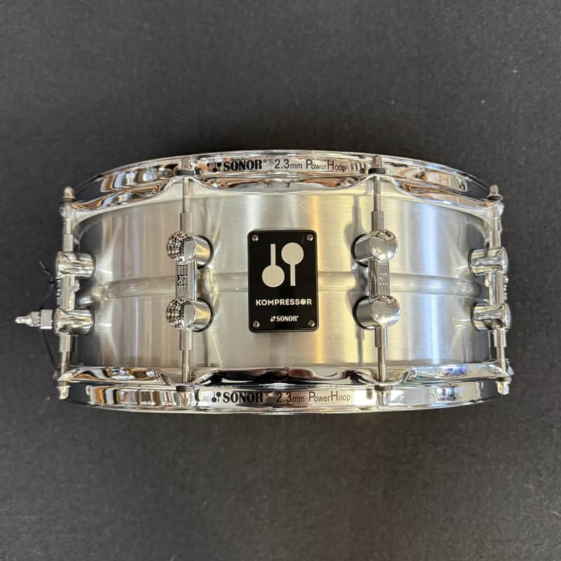 Used Sonor Kompressor 5.75x14" Aluminum Snare Drum image 1