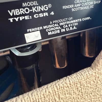 Fender Custom Shop Bruce Zinky Vibro-King • 6V6 Reverb Driver • 2x12 Extension Cabinet • USA image 7