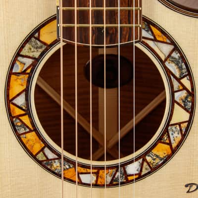 2025 Hatcher Greta 25th Anniversary, Fiddleback Mahogany/Swiss Moonspruce image 8