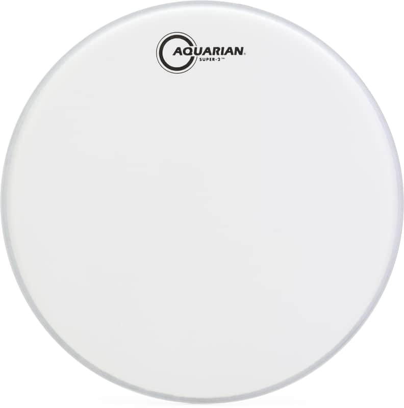 Aquarian Super-2 Texture Coated Drumhead - 13 inches (2-pack) Bundle image 1