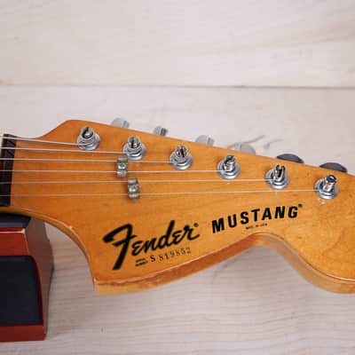Fender Mustang 1978 Olympic White Vintage USA w/ Bag image 4