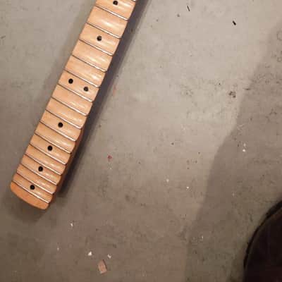 Fender Stratocaster Scalloped Neck Made In Mexico Natural image 1