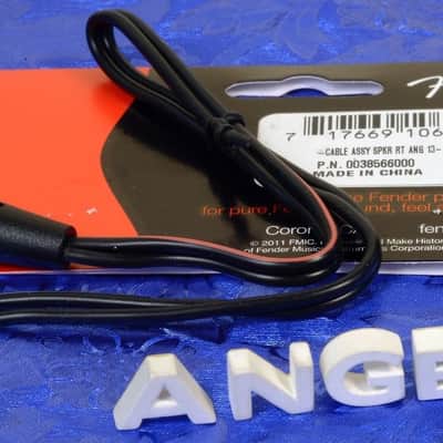 Genuine Fender Cable Snap On To 1/4" 13" Speaker Cord For Combo Amps 0038566049 image 1