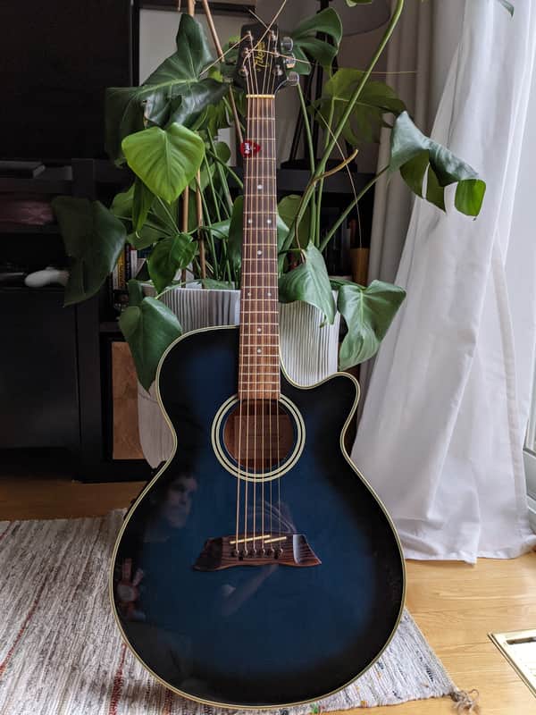 Takamine EG560C Blue Burst Acoustic Electric image 1